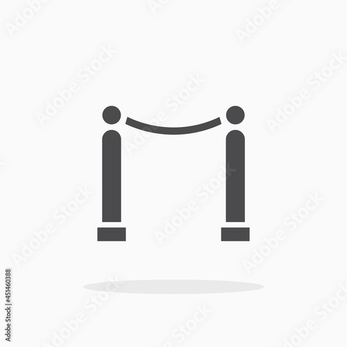 Cinema fence icon.