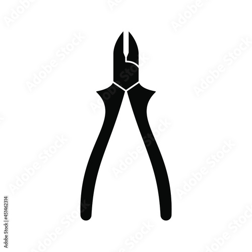 pliers icon. design about pliers sign. vector illustration