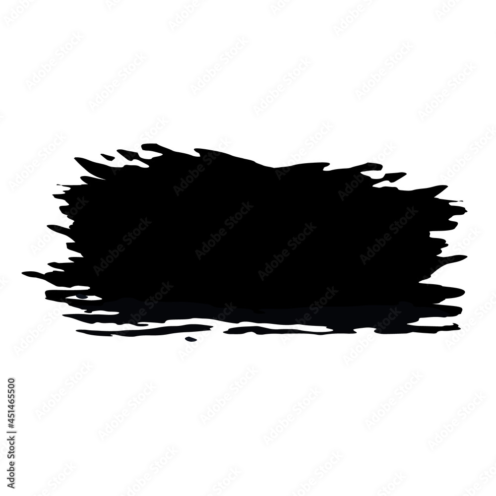 Ink spot icon isolated on white background. Vector illustration. Abstract template for web design.