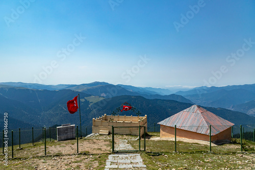 Kabaktepe Martyrdom from the First World War, located within the borders of Kurtun district of Gumushane province. photo