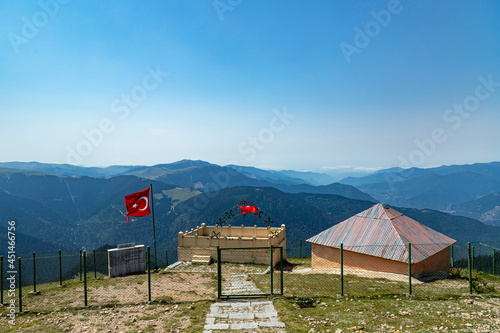 Kabaktepe Martyrdom from the First World War, located within the borders of Kurtun district of Gumushane province. photo