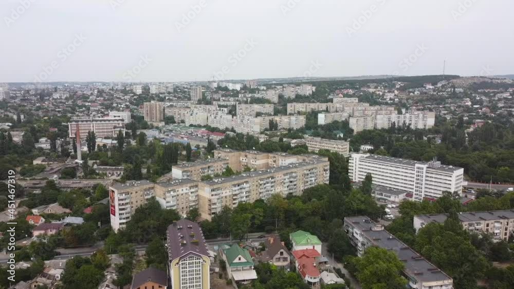 Republica of Crimea capital Simferopol aerial view Republica of Crimea capital Simferopol aerial view