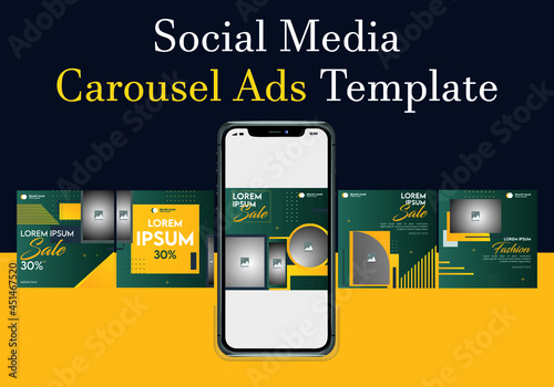 Social Media Carousel Ads Template