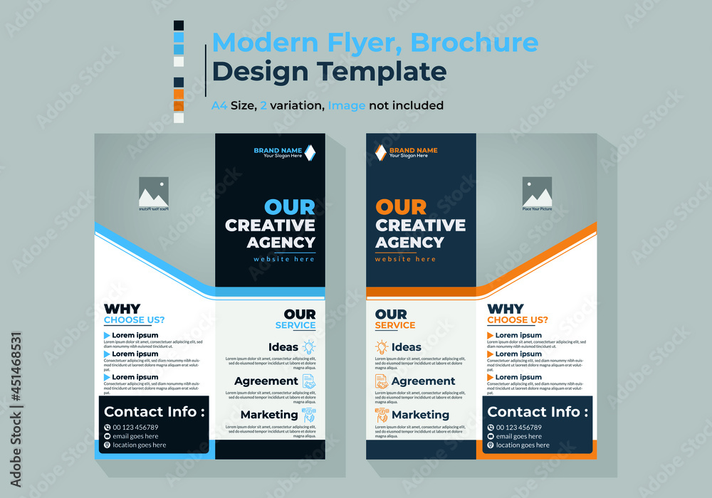 Obraz premium Modern Flyer, Brochure Design Template