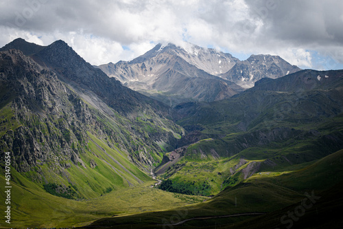 landscape with mountains © Николай Крапивин