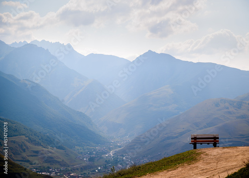 view of the mountains