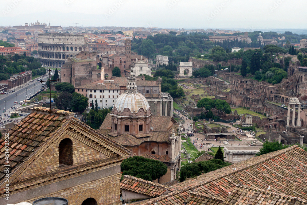 The Forum Romanum in Rome