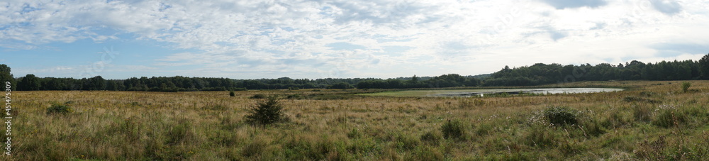view of the lake in the open country