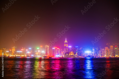 Hong Kong city skyline, China