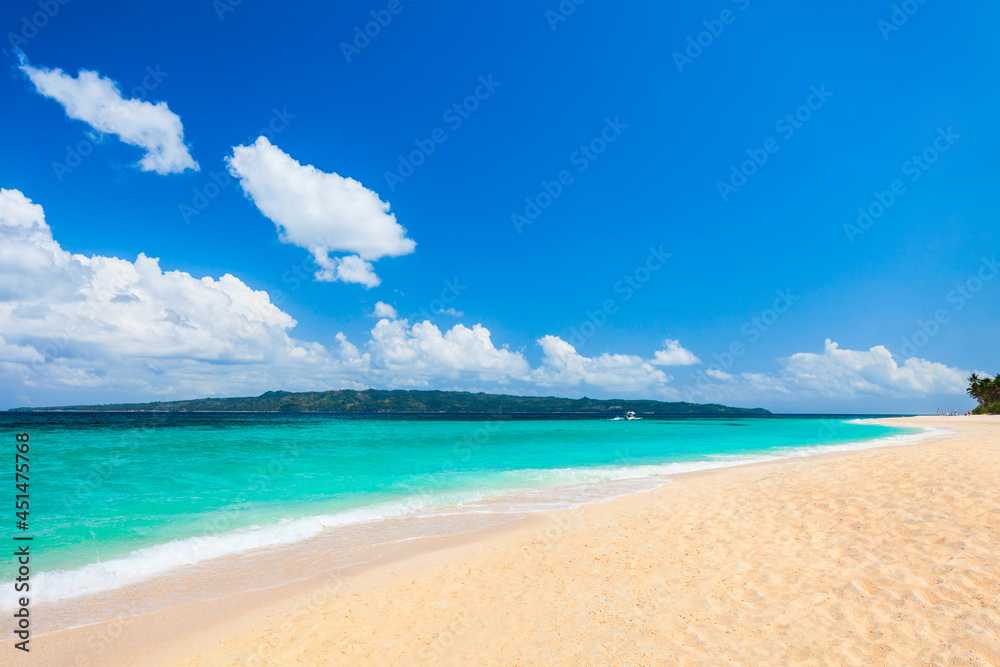 White sand beach Boracay island, Philippines