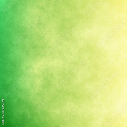 Gradient color yellow and green paper. Sky and cloud background.