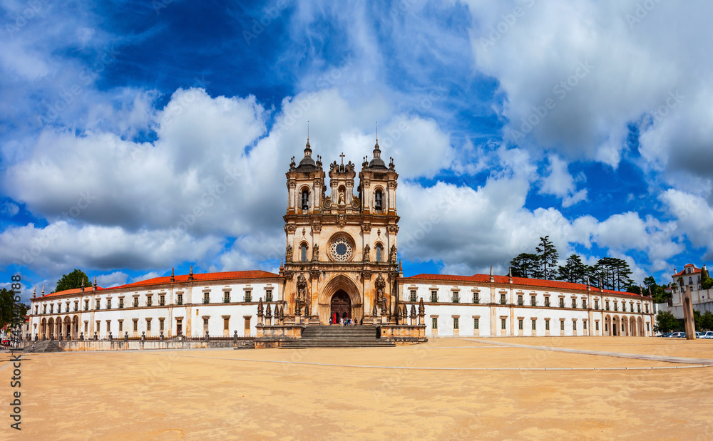 Alcobaca Santa Maria Monastery in Portugal