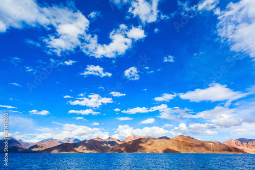Pangong Tso Lake in Ladakh  India