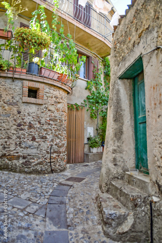 A street in the historic center of Acri, a medieval town in the Calabria region of Italy. © Giambattista