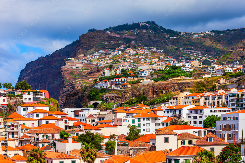 Camara Lobos town in Madeira, Portugal