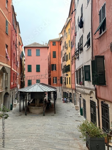 Genoa seaport in Italy