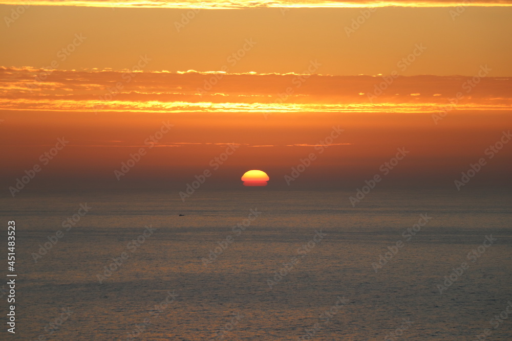 sweet sunny orange sunset photo