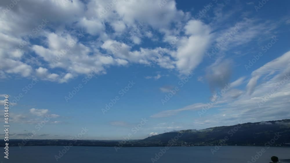 Beautiful sky with clouds for sky replacement - travel photography by drone Beautiful sky with clouds for sky replacement - travel photography by drone