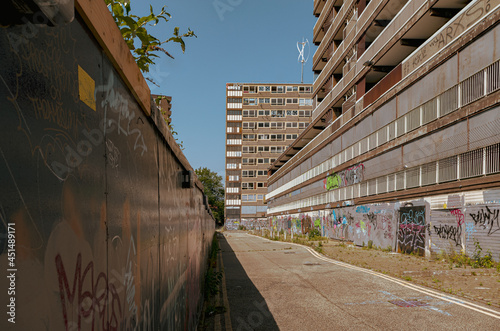 The Heygate Estate. The Heygate Estate was a large housing estate in Walworth, Southwark, South London 