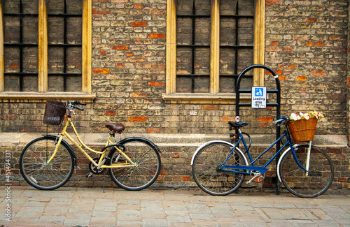 Two of many bikes in Cambridge, UK