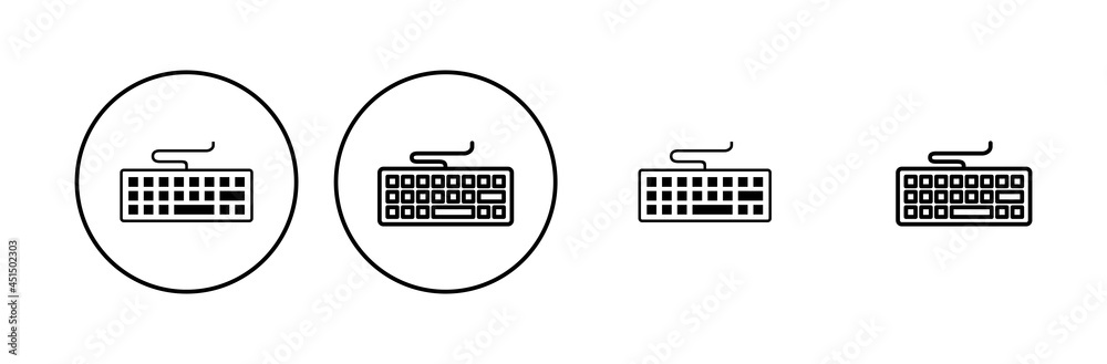 Keyboard icon set. keyboard vector symbol Keyboard icon set. keyboard vector symbol