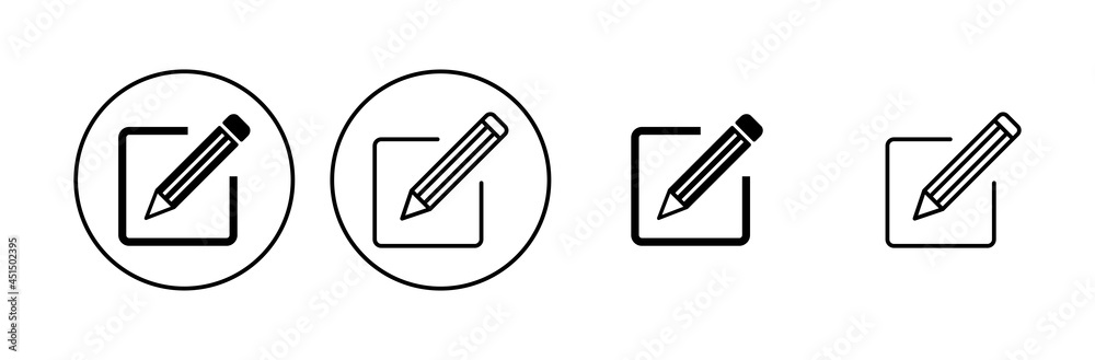 Edit icon set. edit document icon. edit text icon. pencil. sign up Edit icon set. edit document icon. edit text icon. pencil. sign up