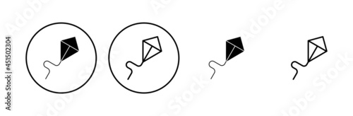 Kite icon set. kite vector icon.