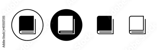 Book icons set. Book vector icon