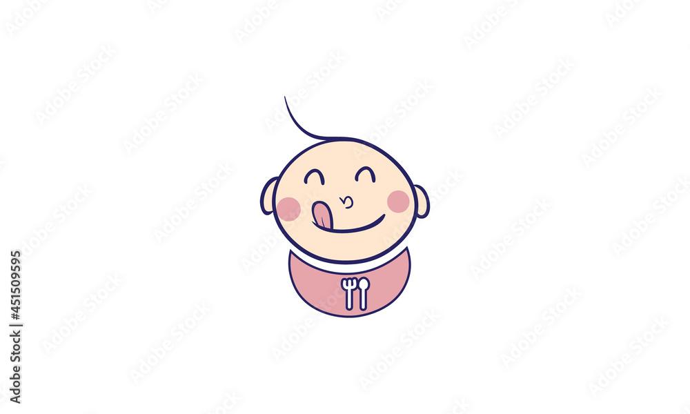 Premium baby, child, cute, logo,icon vector design Premium baby, child, cute, logo,icon vector design