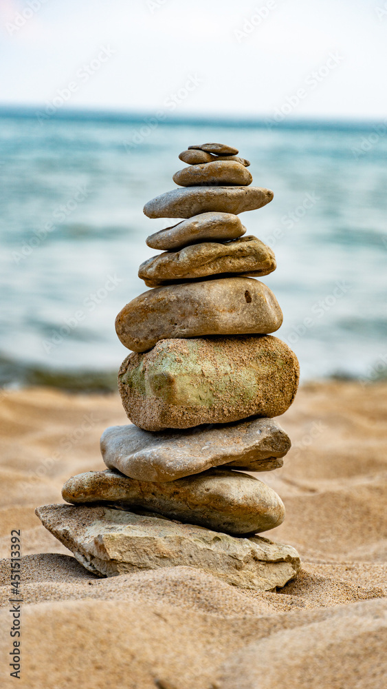 Fototapeta premium Zen Rocks