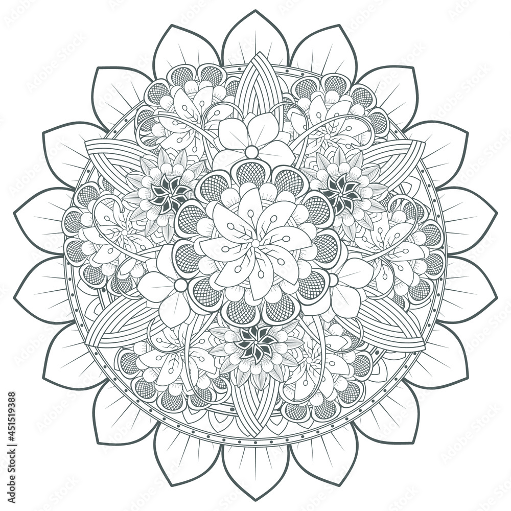 Decorative Doodle flowers in black and white for coloring page, cover, wedding invitation, greeting card, wall art and wallpaper. Hand drawn sketch for adult anti stress coloring page.-vector Decorative Doodle flowers in black and white for coloring page, cover, wedding invitation, greeting card, wall art and wallpaper. Hand drawn sketch for adult anti stress coloring page.-vector