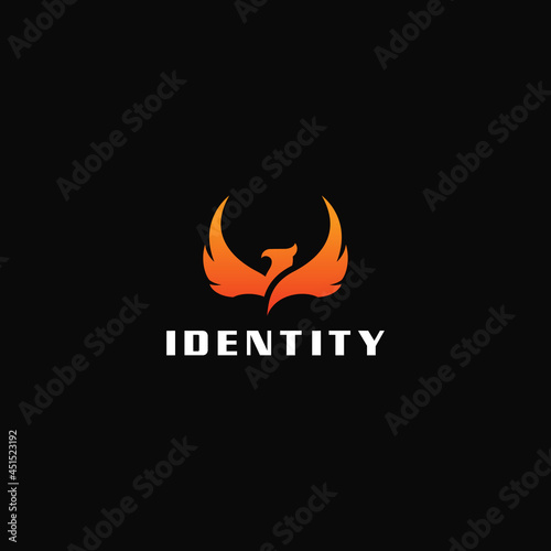 phoenix logo design logo template