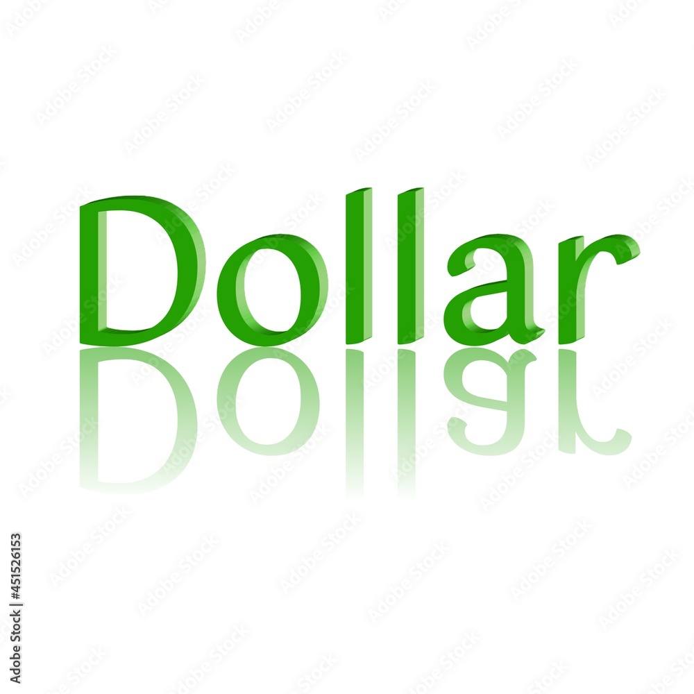 Letter alphabets dollar colorful 3D abstract beautiful white background Letter alphabets dollar colorful 3D abstract beautiful white background