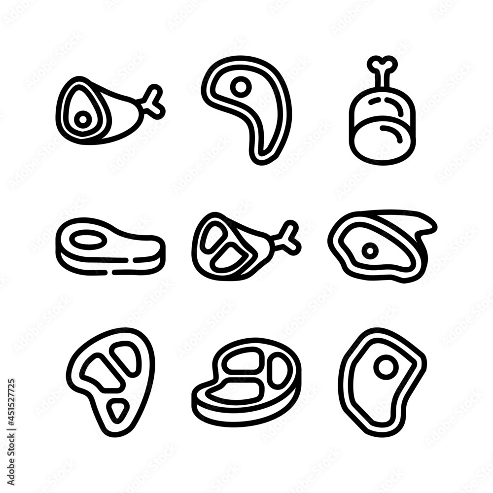 meat icon or logo isolated sign symbol vector illustration - high quality black style vector icons
meat icon or logo isolated sign symbol vector illustration - high quality black style vector icons