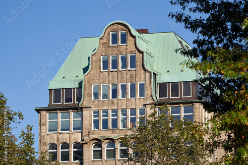 Historic building in the city of Hamburg, Germany. photo