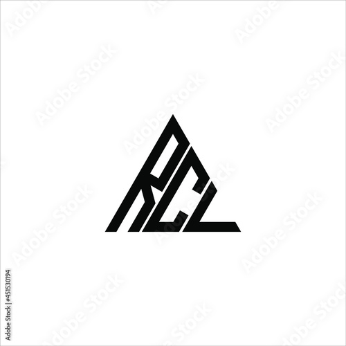 RCL letter logo creative design. RCL unique design
 photo