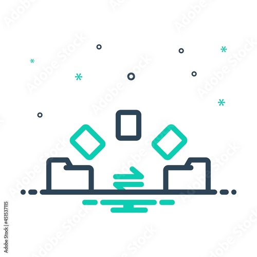 Mix icon for sharing