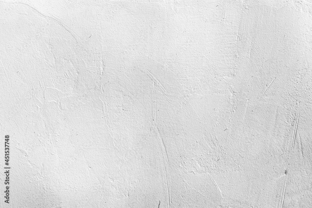 Naklejka premium Surface texture of white concrete wall, cement pattern with cracks background with space to copy,