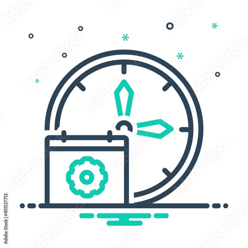 Mix icon for periodically