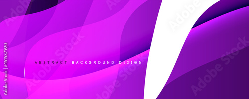 Wallpaper Mural Trendy simple fluid color gradient abstract background with dynamic wave line effect. Vector Illustration For Wallpaper, Banner, Background, Card, Book Illustration, landing page Torontodigital.ca