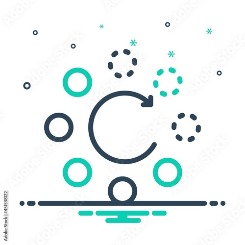 Mix icon for gradually