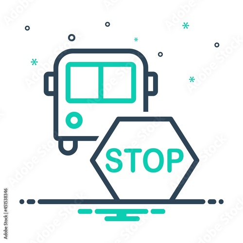 Mix icon for stops
