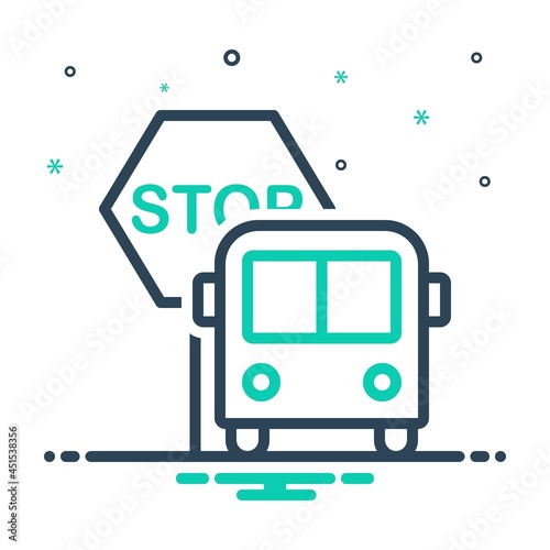 Mix icon for stops