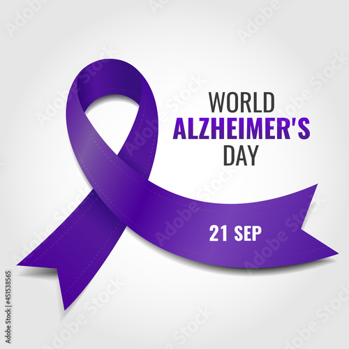 Vector Illustration of World Alzheimer's Day
