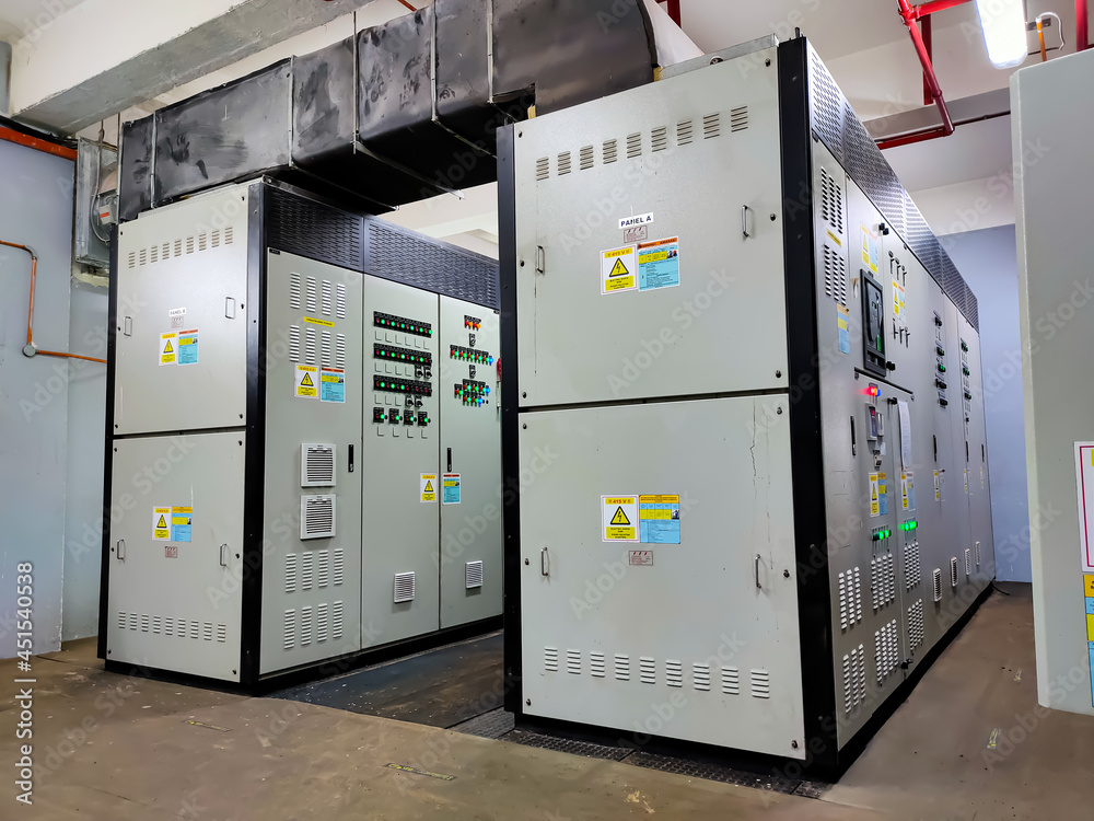 Malaysia,Perak 17 August 2021: MSB (Main Switchboard),it is used for ...