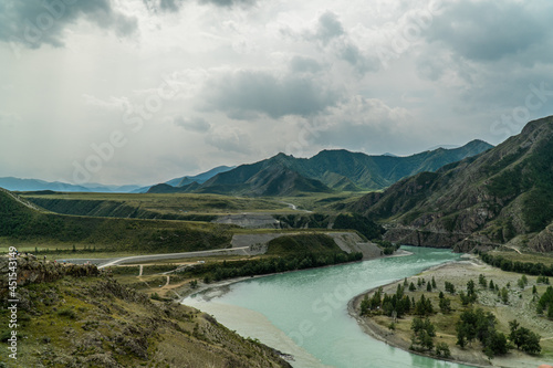 Fototapeta Naklejka Na Ścianę i Meble -  a trip to the Altai mountains in the summer periud