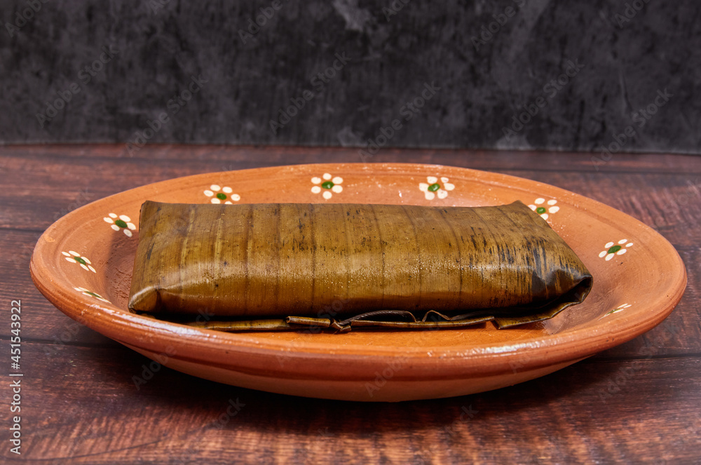 Comida típica mexicana, Tamales veracruzanos o jarochos, preparados con