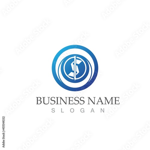 Business corporate S letter logo