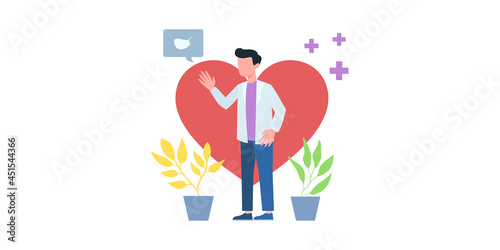 Coronavirus vaccination. Pediatrician, medical healthcare. Vaccine polio and flu for adult. Medication and health protection vector concept. Pediatrician vaccination, doctor healthcare illustration