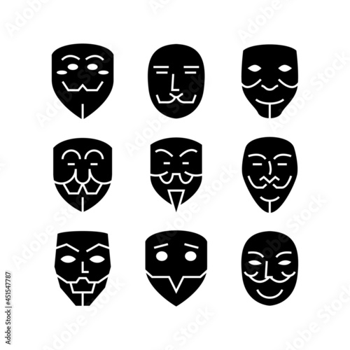 anonymous icon or logo isolated sign symbol vector illustration - high quality black style vector icons
